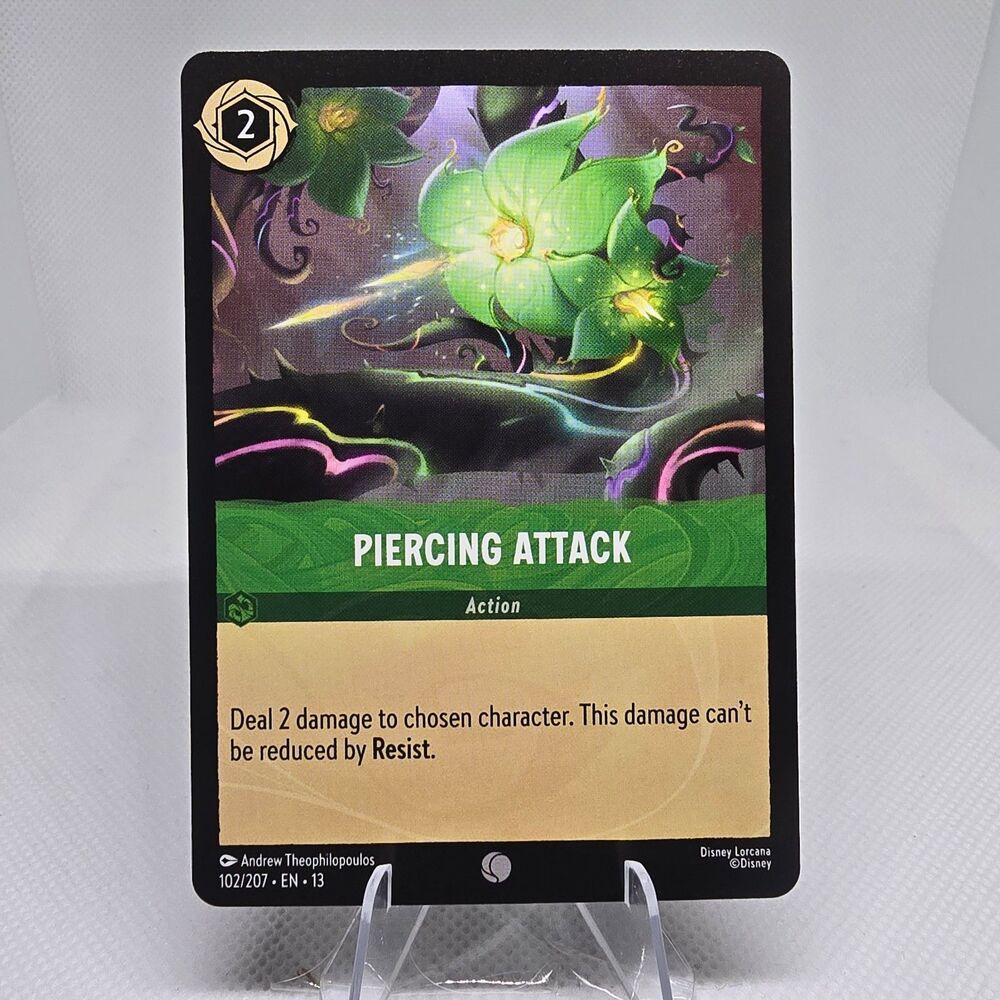 Disney Lorcana Piercing Attack #102 Attack of the Vine